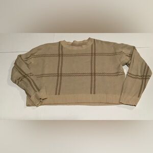 SHEIN Beige Knit Sweater